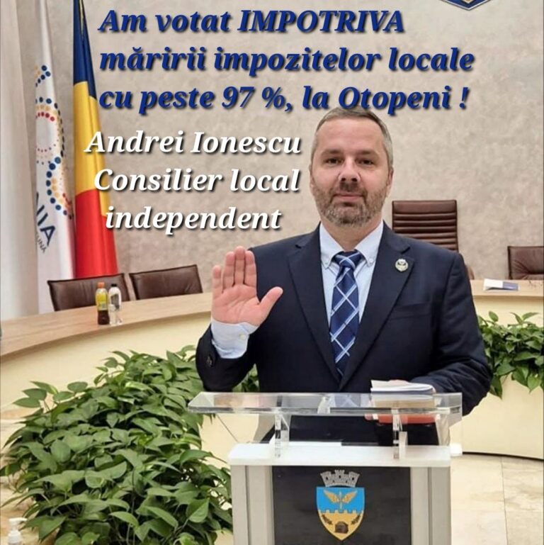 Andrei Ionescu - Consilier local Otopeni