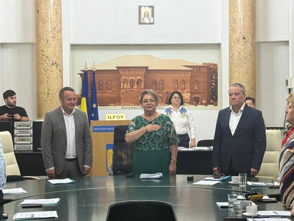 Prefectul Simona Neculae, subprefecții Andrei Scutelnicu și Cristian Stamate