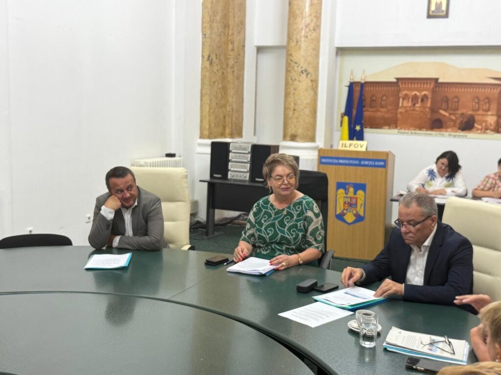 Prefectul Simona Neculae, subprefecții Andrei Scutelnicu și Cristian Stamate