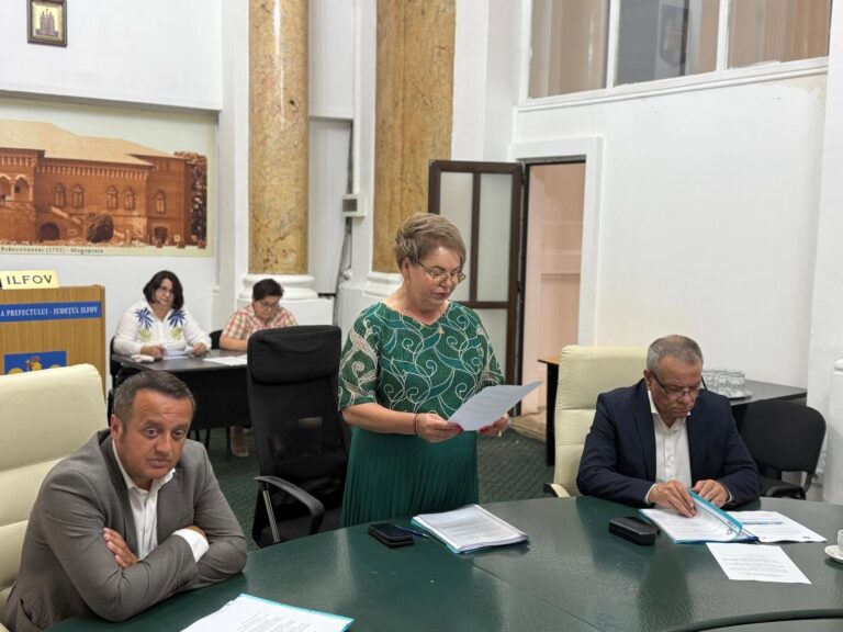Prefectul Simona Neculae, subprefecții Andrei Scutelnicu și Cristian Stamate